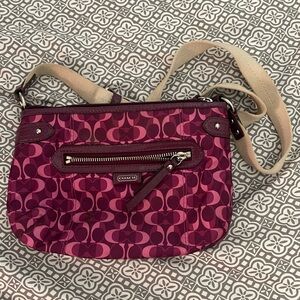 Coach cross body purse